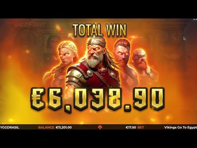 VIKINGS GO TO EGYPT WILD FIGHT!!!!!!