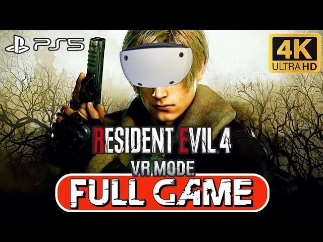 Resident Evil 4 Remake VR Mode FULL GAME Walkthrough [PSVR2] 4K 60ᶠᵖˢ 