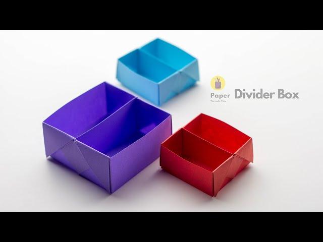 Origami Box Divider Tutorial | DIY Organization Box | Easy Paper Crafts