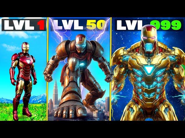 Level 1 IRON MAN to Level 1,000,000,000 IRON MAN in GTA 5