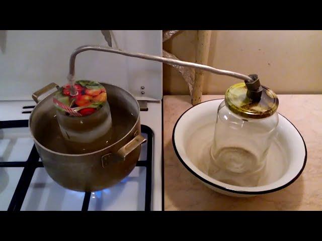 самогонный аппарат мини из 3-х деталей