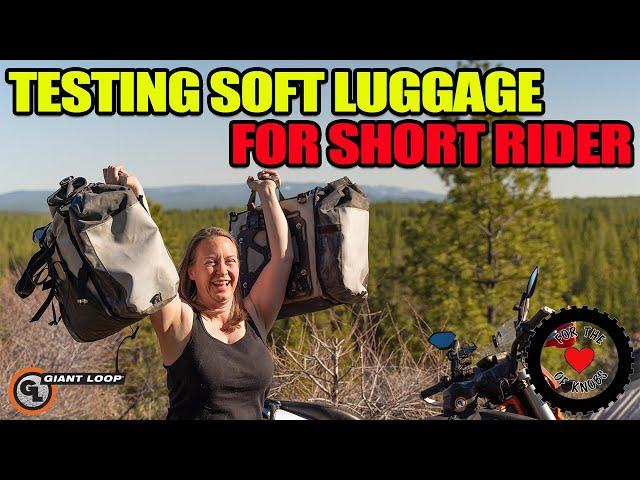 Giant Loop Soft Luggage Options For Short Leg Riders - Kris Tries Giant Loop Coyote Siskiyou KTM 690