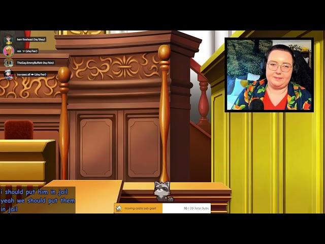 legally bald 55 - apollo justice: ace attorney, case 4 day 2 trial latter to flashback 1