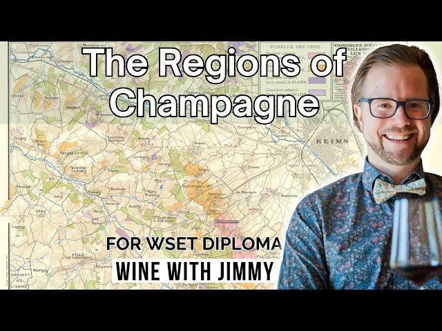 The Regions of Champagne for WSET Level 4 (Diploma)