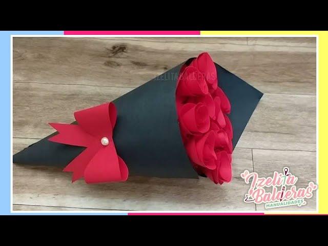 Ramo de Rosas de papel - Bouquet de Rosas