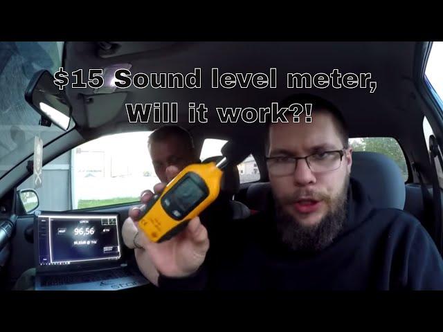 $15 EBAY SPL dB Sound level meter, will it record bass!?