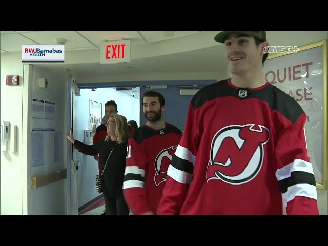 The Devils Visit New Jersey Children's Hospitals During Holiday Season