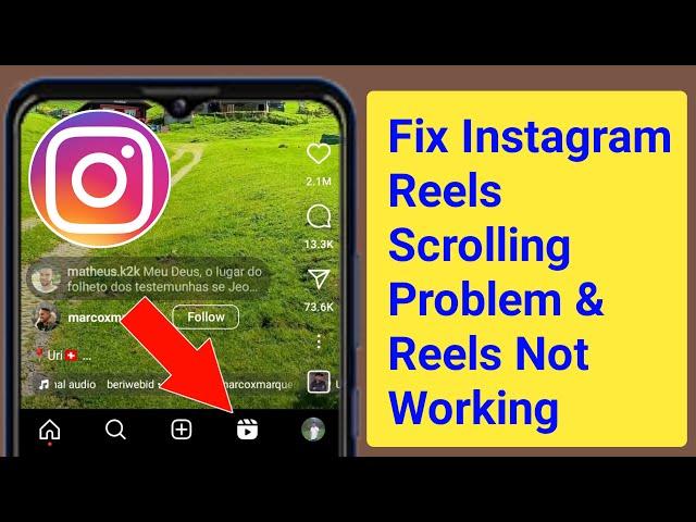 Fix Instagram Reels Scrolling Problem 2024। Instagram Reels Not Working & Scroll Down Problem Solve