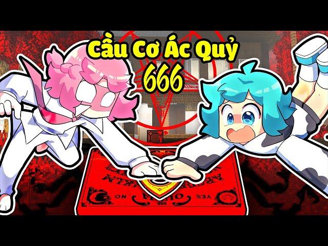 YUMMIE VÀ HIHA ALPHA THỬ CHƠI CẦU CƠ ÁC QUỶ VÀO 12H ĐÊM TRONG MINECRAFT*YUMMIE CẦU CƠ ÁC QUỶ 666 