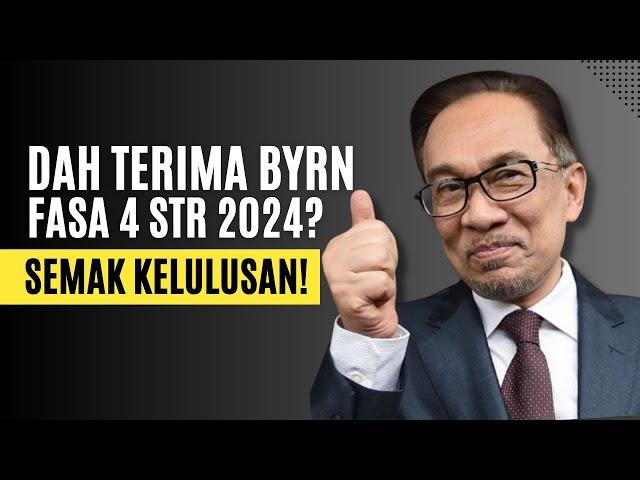 DAH TERIMA BYRN FASA 4? SEMAK STATUS KELULUSAN SEKARANG!