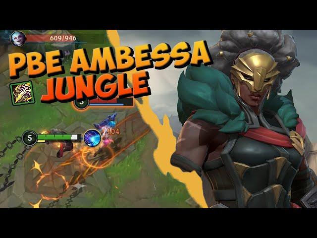 WILD RIFT AMBESSA PBE - JUNGLE CLEAR TEST