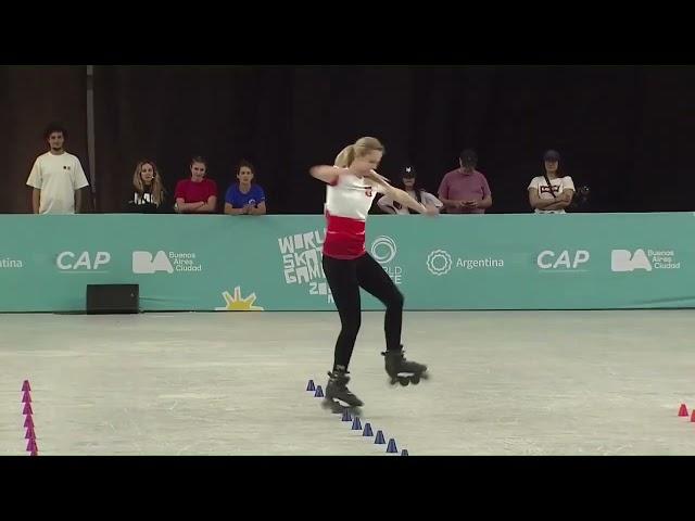 Final Freestyle Slalom Battle Woman - World Skate Games 2022 Argentina Prt 1