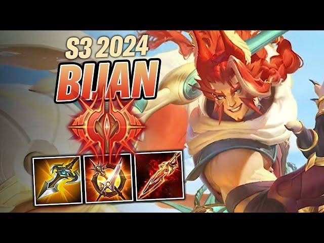 Bijan S3 2024 - Trang Bị, Bảng Ngọc, Phù Hiệu, Combo Và Cách Chơi Bijan Mạnh Nhất