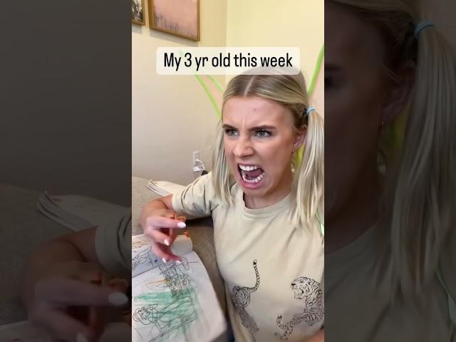 My 3 yr old this week (pt 2)