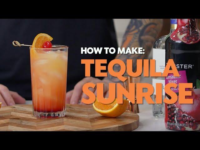 The Tequila Sunrise Cocktail Recipe | Step by Step Guide