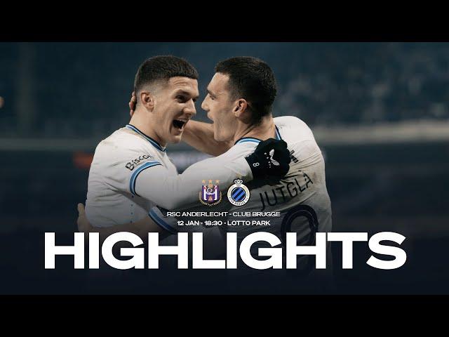 RSC ANDERLECHT - CLUB BRUGGE | HIGHLIGHTS | 2024-2025