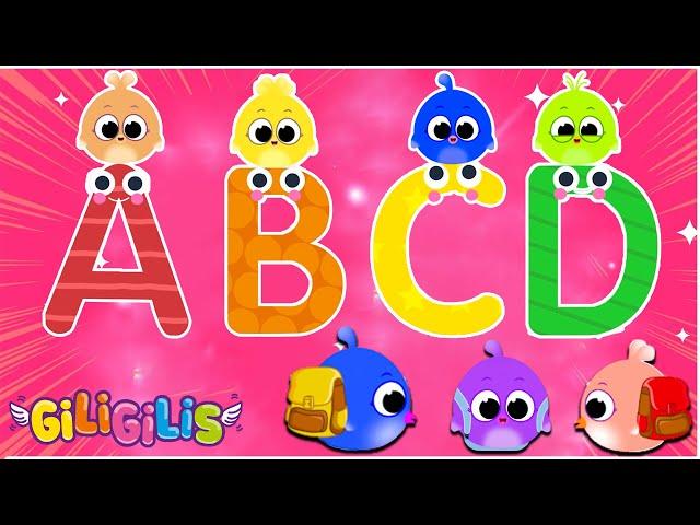 Phonics Song | ABCD Alphabets Songs For Kids | Nursery Rhymes By Giligilis | Popular Children Song