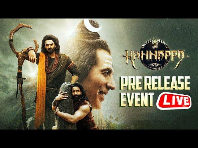 KANNAPPA Movie Pre Release Event LIVE | Manchu Vishnu, Prabhas, Mohan Babu, Mohanlal