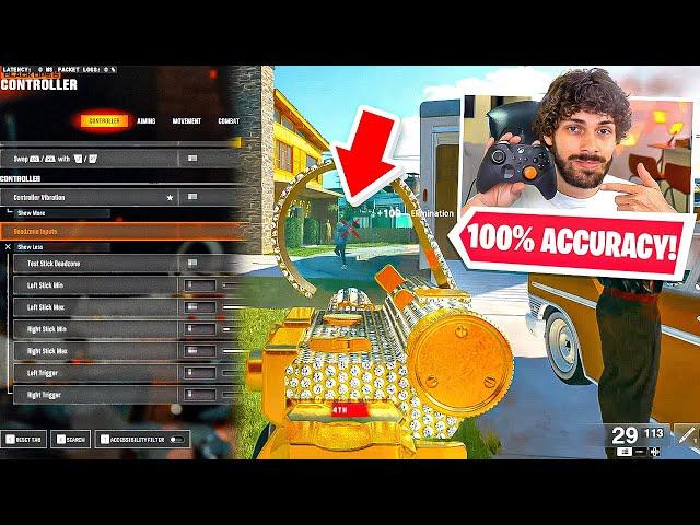 How to ABUSE AIM ASSIST + IMPROVE AIM in BLACK OPS 6!  (BO6 Best Controller Settings PS5/XBOX)