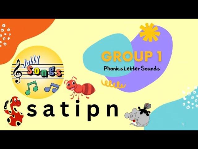 Jolly Phonics Group 1 Sound Reading Practice  Letter Sound Songs