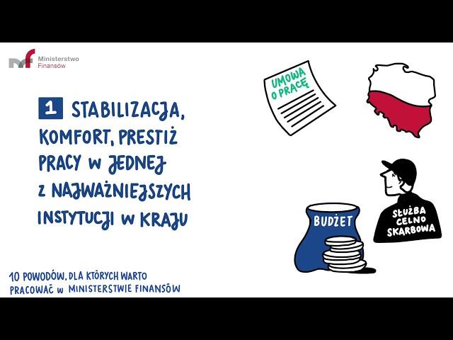 10 powodów, dla których warto pracować w Ministerstwie Finansów (audiodeskrypcja)