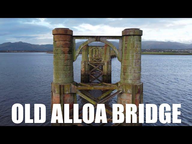 Old Alloa Bridge : Drone footage