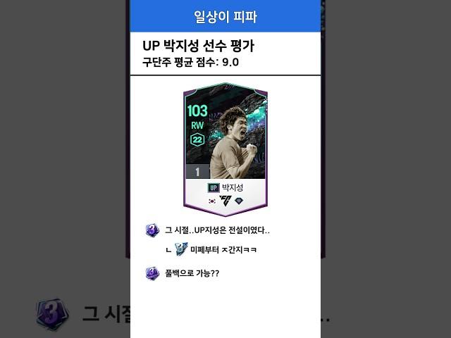 박지성 선수 평가 모음
