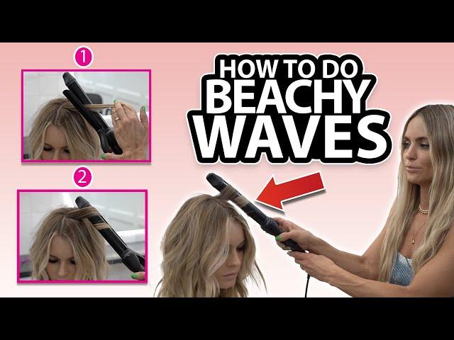 How To Do Beachy Waves! | @Hairby_chrissy