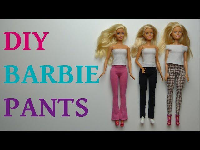 Barbie doll pants. DIY Barbie clothes #7  