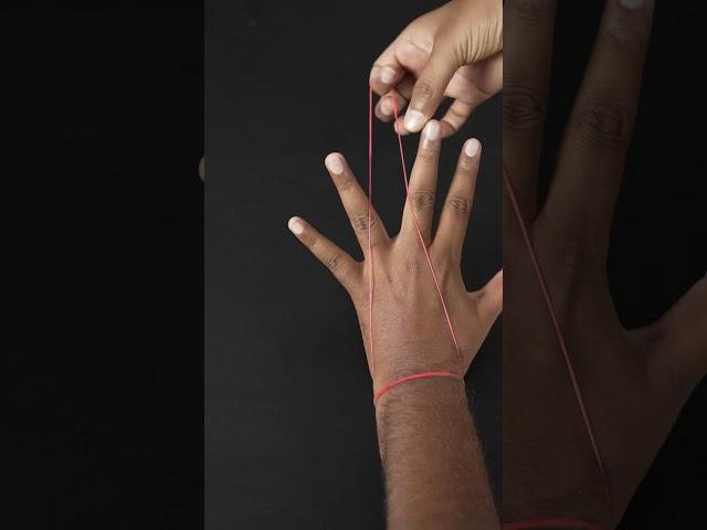 How To Do Rubber Band Magic Revealed | @PieceOfMagic #shorts #shortvideos