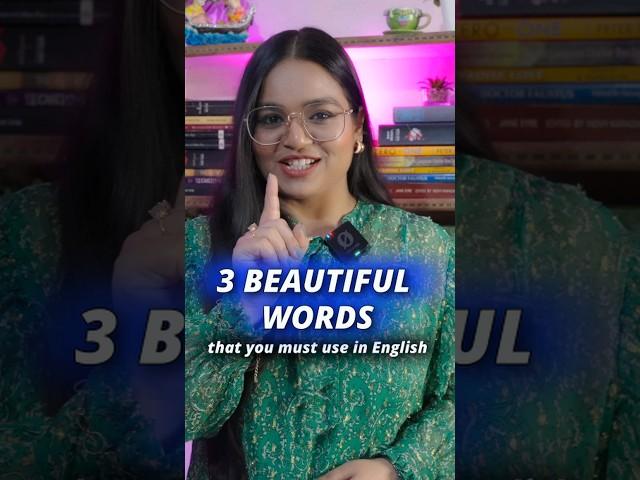 3 Amazing words that you must use in English #shorts
