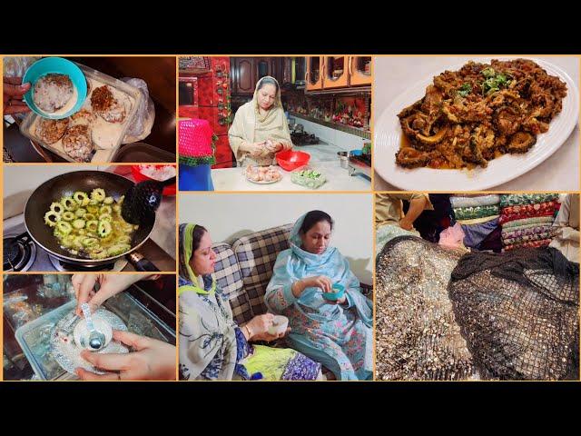 Bahu Ko Valima Ka Dress Dilwadia" Chandi Ka Gift Lia️ Keema Karele Recipe - Cooking with Shabana