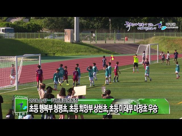 제30회 가평군 체육회장기 초중고 축구대회