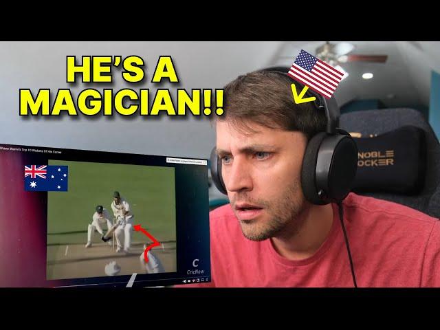 American reacts to Shane Warne's Top 10 Wickets