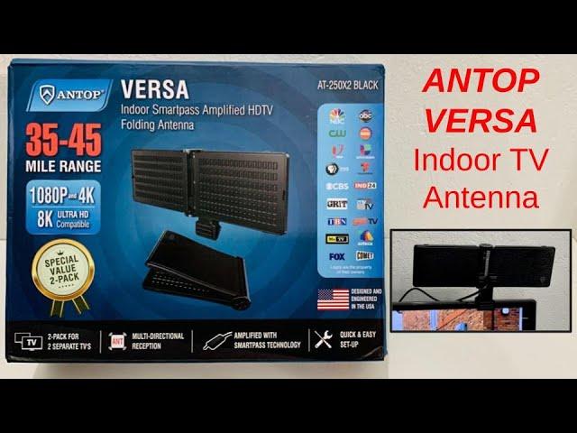 ANTOP TV Antenna Versa Indoor OTA TV Antenna Review #AntopAT250X2