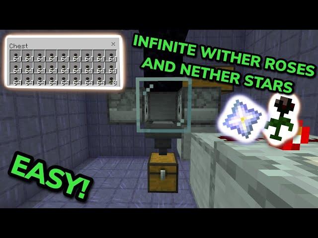 SIMPLE 1.21 WITHER ROSE FARM TUTORIAL in Minecraft Bedrock (MCPE/Xbox/PS4/Nintendo Switch/PC)