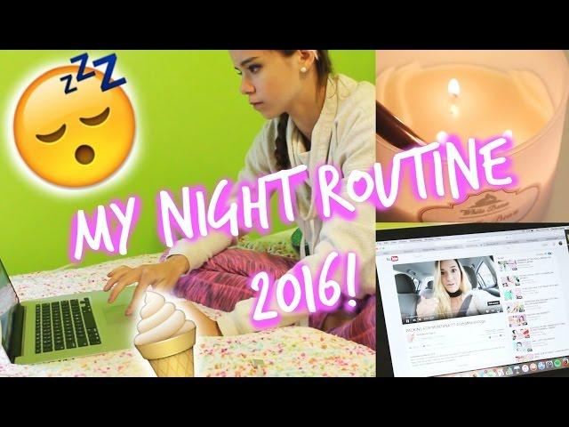 My Everyday Night Routine For School | 2016