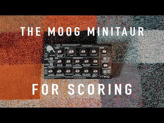 Moog Minitaur - Scoring Demo (NO TALKING)