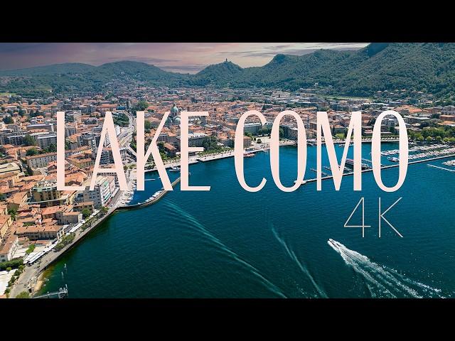 Aerial Tour of Lake Como, Italy by Drone in 4K UltraHD  