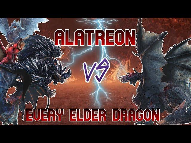 Alatreon VS Every Elder Dragon: How many Elder Dragons can Alatreon defeat? (Monster Hunter World)