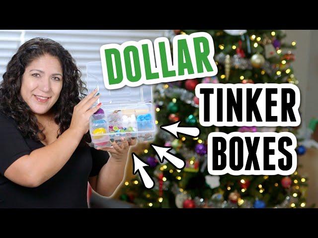 Open Ended Play Ideas - Dollar Store Tinker Tray & Boxes