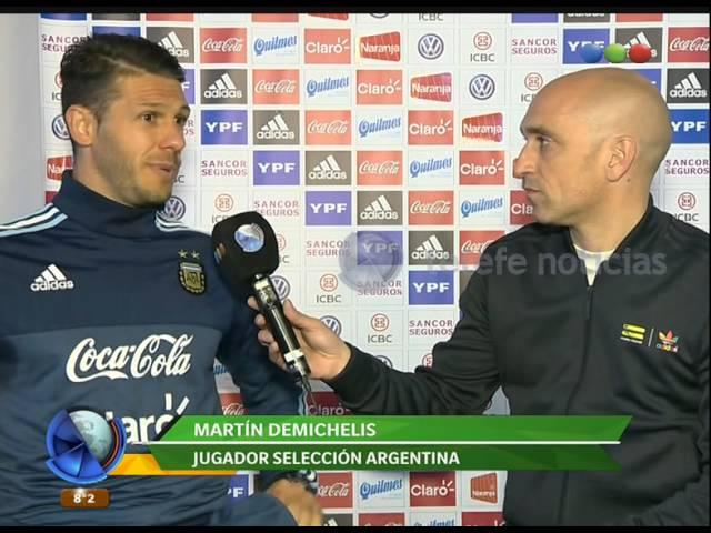 Entrevista a Demichelis - Telefe Noticias