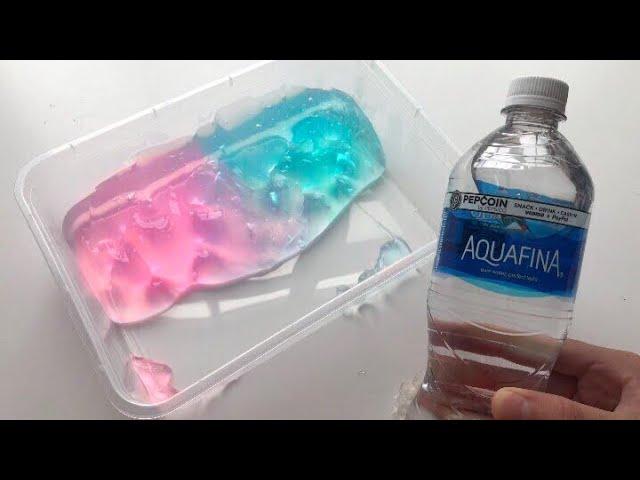 WATER SLIME!Testing NO GLUE no borax, slime recipes!