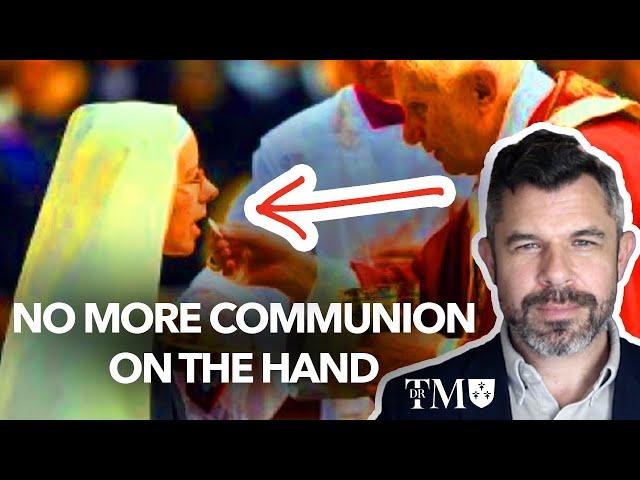 Controversy: Ban on Communion on the Hand - Dr. Taylor Marshall