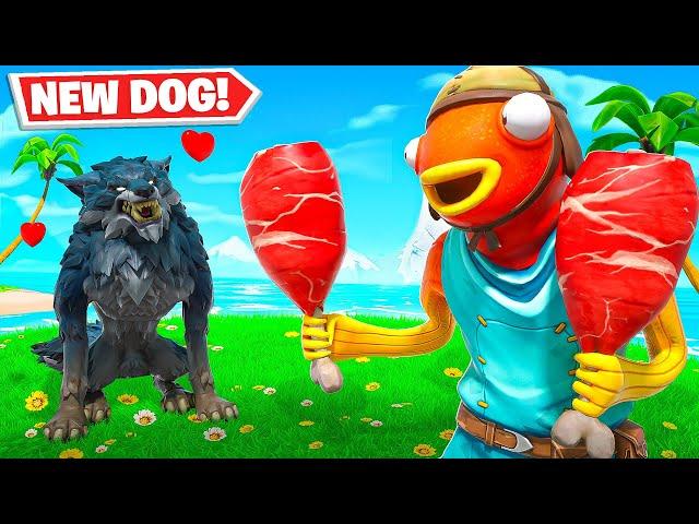 I Tamed a DOG In Fortnite!