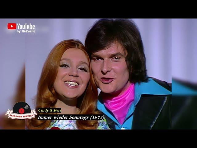 Cindy & Bert - Immer wieder Sonntags (1973) Musik Video HD