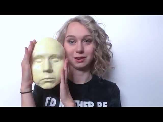 How to make a face cast on yourself