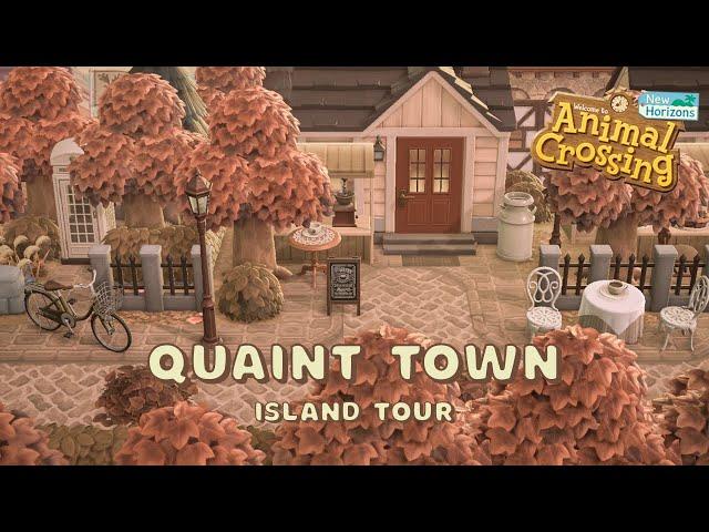 Quaint & Charming Realistic Town Island Tour // Animal Crossing New Horizons