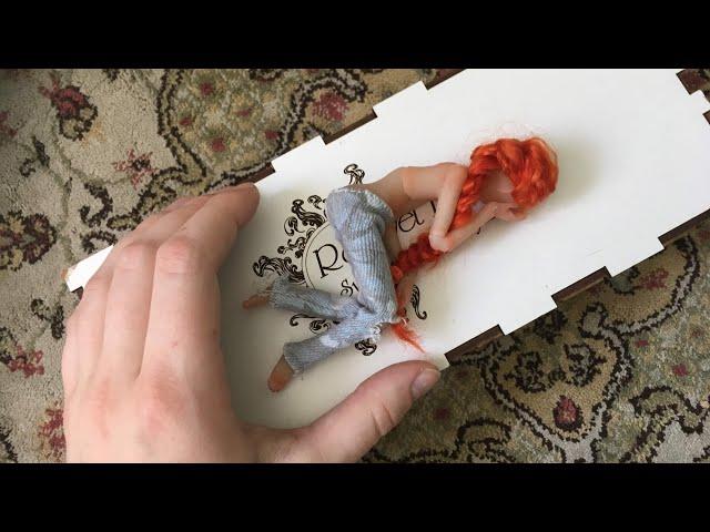 UNBOXING For Adults TINY Artist BJD  by Raysvet Dolls / Svetlana Gomenyuk | 1:12 Dollhouse Miniature