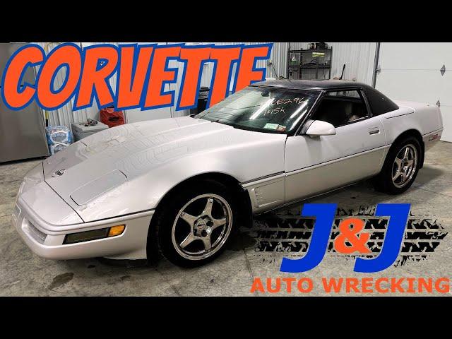 1996 Chevrolet C4 Corvette Part Out: J & J Auto Wrecking Test Video Stock # RTCE296